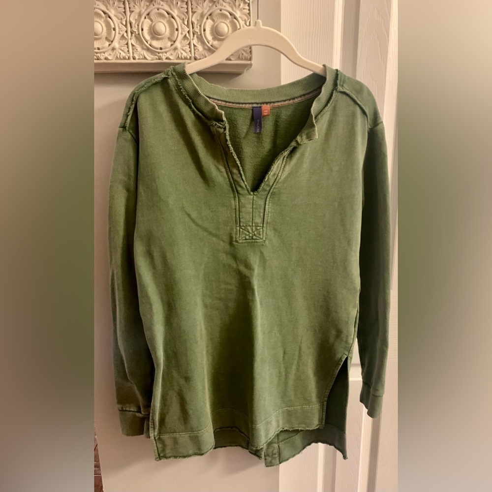 Pilcro Olive Sweatshirt- XXS